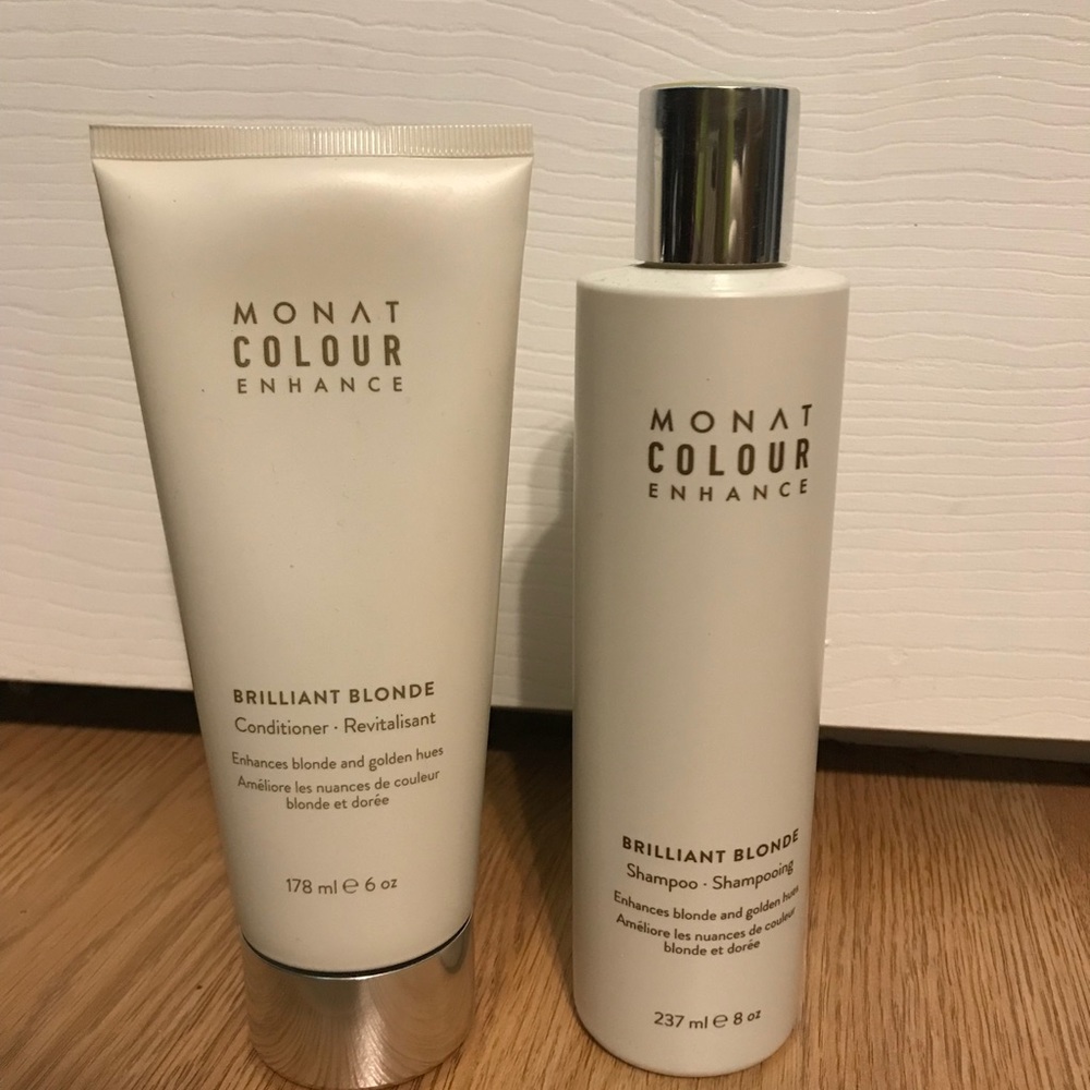 Monat colour enhance blonde shampoo & conditioner